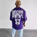Men's ClothingY2K Summer New Retro Gangster Head Portrait Foam Printing American Street Trend Harajuku Hip Hop Cotton T Shirt_viptrois.com