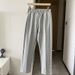 Men's Clothing Straight Sports Pants Men's White Casual Trousers Wide Leg Pants Spring And Autumn Sweatpants_viptrois.com