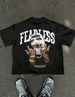 Men's Clothing Trend Fashion Hip Hop Printed Short Sleeved T Shirt_viptrois.com