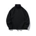 Autumn Winter Fleece Half-Zip Polo Shirt Sweatshirt Men's Trendy Brand Turn-Down Collar Long Sleeve T-Shirt Couple's Top_viptrois.com