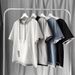 Men's Casual Short Sleeve Hooded Sweatshirt – Breathable & Loose Fit Summer Top_viptrois.com