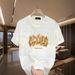 Men's T-shirt 2025 New Summer Casual Trend Loose Short Sleeved Plus Size Fashionable Versatile Pure Cotton Top_viptrois.com