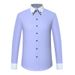 CT New Men's Long Sleeve Fashion Slim Fit Korean Style Shirt Business Professional Top Company Bulk Purchase_viptrois.com