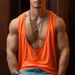 Men's Clothing Large V Neck T Shirt Solid Color Thin Casual Sweat Shirt Sleeveless Breathable Waistcoat Sports Vest_viptrois.com