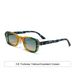 Retro Square Gradient Sunglasses - Classic Small Frame (Unisex UV Protection)_viptrois.com