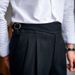 Men's Clothing Naples Paris Buckle Trousers Slim Fit Business High Waist Suit Trousers Retro All Match Straight Casual Trousers_viptrois.com