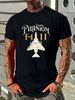 Vintage F-4 Phantom Ii Fighter Jet Aircraft Front And Back Premium T Shirt Size Designer Clothes Summer Unisex Comfortable Soft_viptrois.com