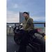 Pulse American Style Men, Spring And Summer Stand Collar Windbreaker, Solid Color Retro Outdoor Workwear Flight Jacket_viptrois.com