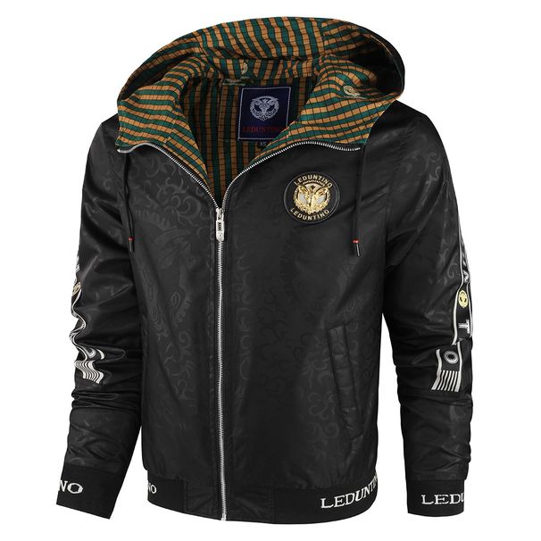 Men's Trendy Jacket Ruffian Handsome Casual Hooded Jacket Cold And Warm_viptrois.com