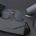 Men's Sunglasses UV Protection Fashion Glasses Square Frame Sun Protection Sunglasses_viptrois.com