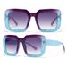 Men's Sunglasses Large Frame Sunglasses Fashion Square PC Embossed Personalized Metal Sunscreen Sunglasses_viptrois.com