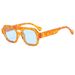 Men's Sunglasses Square Aviator Double Beam Sunglasses Men's Anti Ultraviolet Sunglasses Women's Fashion Retro Large Frame Striped Glasses_viptrois.com
