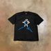 Heavyweight Pure Cotton American Style T-Shirt For Couples Loose Short-Sleeved Oversized Crying Print Design For Men And Women 250g_viptrois.com
