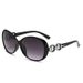 Classic Women's Fashion Oval Small Gourd Sunglasses Sunshade Glasses_viptrois.com