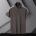 "Men's Slim-Fit Short-Sleeve Polo Shirt – Breathable Cotton Blend, Korean-Inspired Casual Style"_viptrois.com