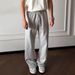Men's Casual Straight Leg Trousers Versatile Cooling Structure Three Needle Five Thread Air Layer Sports Sweatpants For Spring Summer_viptrois.com