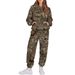 Men's 3D Printed Leaf Sports Two-Piece Set European American Style Cross Border Trade Hooded Long Sleeved Sweatshirt And Sweatpants_viptrois.com