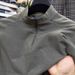 Two Trees Men's Long Sleeve T-Shirt Autumn Thin Top Sports Thin Breathable Top Half Zipper Sweater Trendy Men_viptrois.com