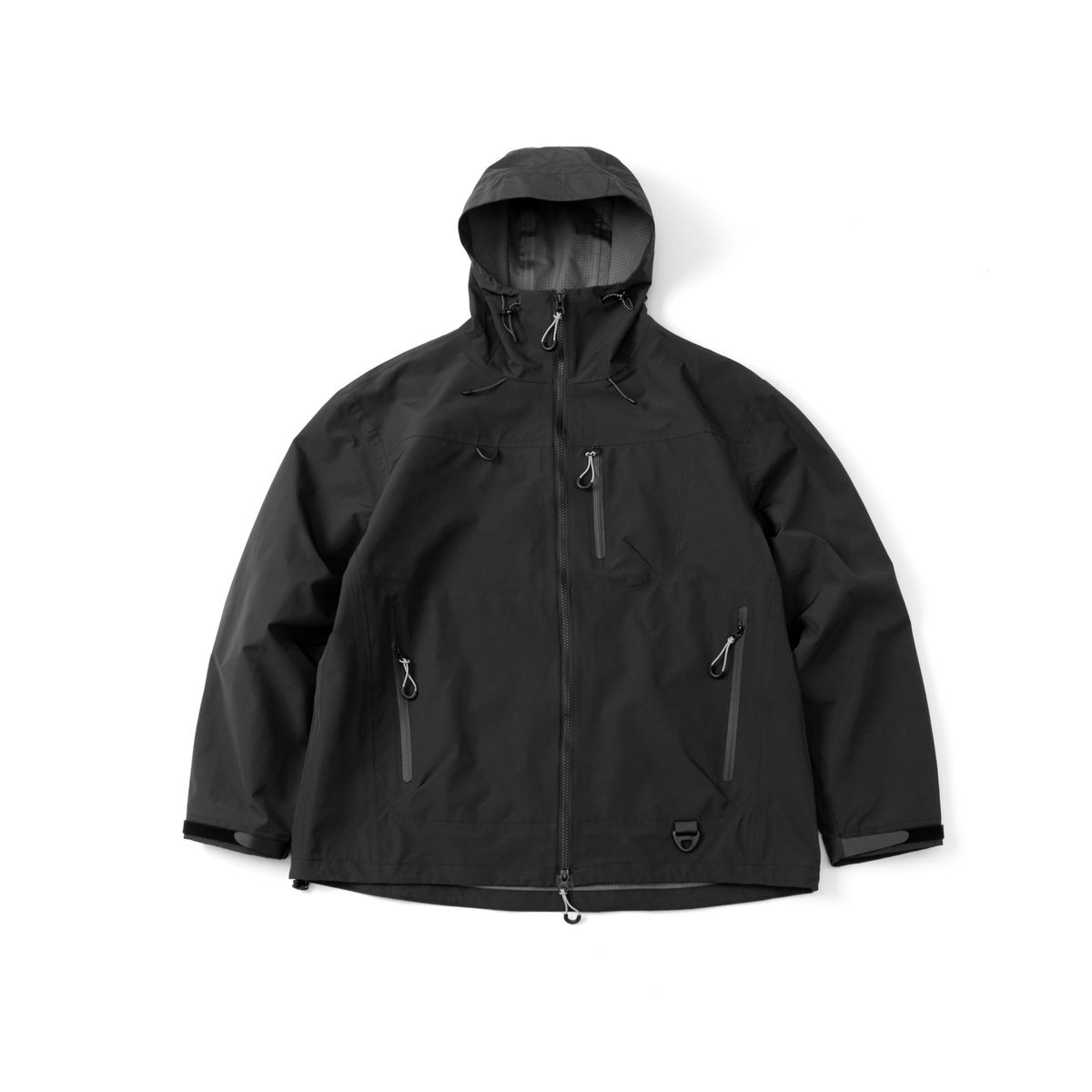 TRS Men's Japanese-Style Outdoor Hooded Jacket – Teflon-Coated Rugged Tapered Fit, Water-Resistant & Windproof For Urban Adventures_viptrois.com