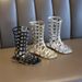 Girls' Gladiator Sandals - High Top Roman Studded Sandals | Summer Fashion Footwear_viptrois.com