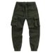 Men's Retro Cargo Jogger Pants - Functional Multi-Pocket Loose Fit Harem Pants For Urban & Streetwear Style_viptrois.com