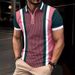 Men's Clothing Polo Shirt European And American Men's Daily Casual Lapel Short Sleeved Polo Shirt_viptrois.com