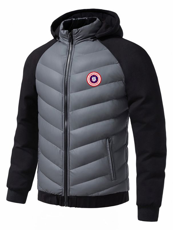 Men's Clothing Men's Ultra Warm Jacket With Fleece Lining And Heat Retaining Leather And Cotton Inner Layer, US Round Logo Badge Jacket_viptrois.com
