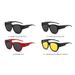 Men's Sunglasses Two In One Polarized Sunglasses For Myopia Women Set Round Frame Can Be Put On Myopia Glasses Sunglasses Set Ultra Light Large Frame_viptrois.com