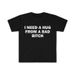 Camiseta Meme Divertida, Necesito Un Abrazo Una Mala B*tch, Regalo Unisex, Tela Suave, De Manga Corta, Camiseta Con_viptrois.com