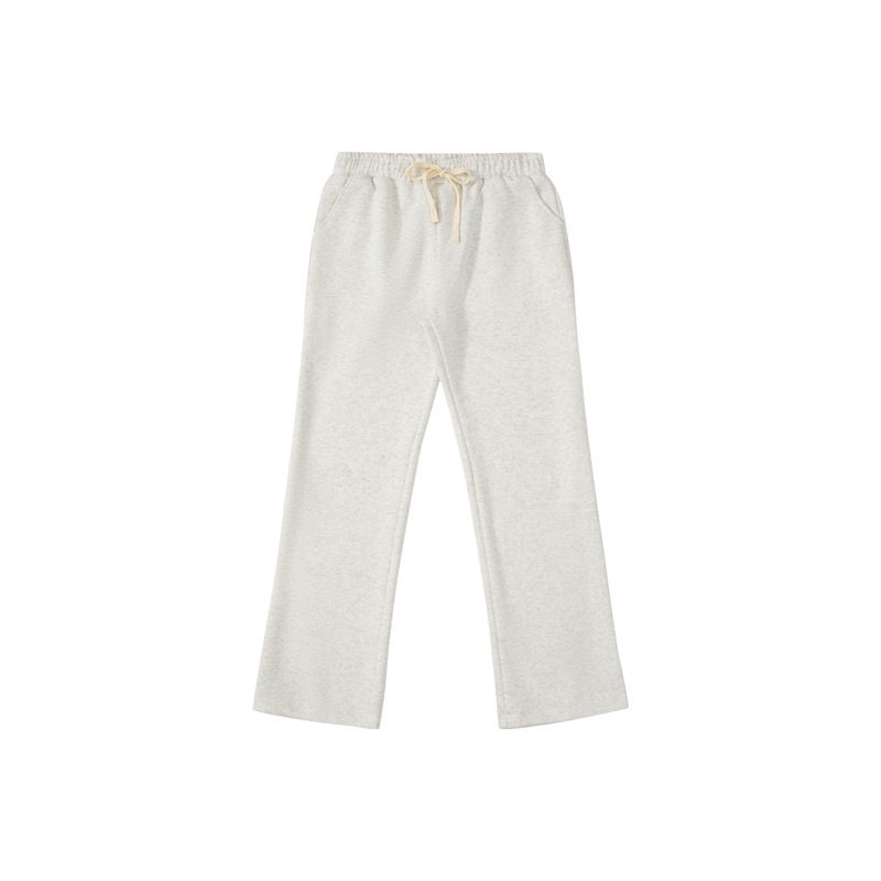 Men's Clothing Cut Snowflake Gray Terry Version Anti Pilling Drape Cut Scimitar Sweatpants Trousers_viptrois.com