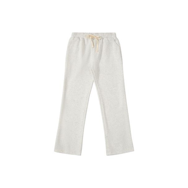 Men's Clothing Cut Snowflake Gray Terry Version Anti Pilling Drape Cut Scimitar Sweatpants Trousers_viptrois.com
