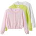 Korean Style Imitation Linen Children's Hollow Sweater Jacket Short Top Summer Sun Protection Air Conditioning Shirt Girls Knitted Cardigan Thin_viptrois.com