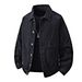 Men's Clothing Loose Fit Slim Denim Jacket For Men Basic Simple Solid Color All Match Tops Douyin Autumn Thick Men's Jacket_viptrois.com