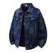 Men's Clothing Color Plaid Denim Jacket Men's Autumn And Winter New Cross Border Hot Selling Denim Clothing Wholesale Long Sleeved Jacket Jacket Men_viptrois.com