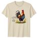 Seasoned Rooster T-Shirt Mens Womens Tees Top - I'm Not A Spring Chicken Funny Quote_viptrois.com