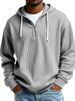 Men's Clothing European And American Heavyweight Long Sleeved Hooded Jacket With Hello Letter Print Men's Sports Casual Sweatshirt_viptrois.com