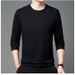 T-Shirt Sweatshirt Base Shirt Spring And Autumn Style High-End Versatile Top Casual Men's Long Sleeved Clothes_viptrois.com