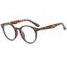 Men's Sunglasses Rice Nail Round Frame Sunglasses For Women High End Retro Fashion Versatile Sunglasses Simple Face Small Anti Blue Light Flat Glasses_viptrois.com
