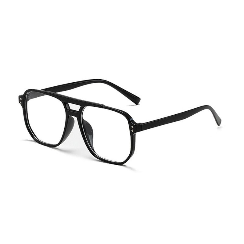 Framed Uv Protection Women's Vintage Ocean Piece Twin-beam Rice Nail Aviator Sunglasses_viptrois.com