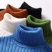 Men's Clothing Sweaters Long Collar Sweaters Slim Lapel Junior High School Integrated Fleece Sweaters For Male Students Medium High Collar_viptrois.com
