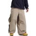 Unisex Waterproof Snow Pants With Multi-Pockets – Windproof, Breathable Wide-Leg Ski Trousers For Men & Women_viptrois.com