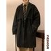 American High Street Woolen Coat For Men, Medium To Long, Thick And High-End Men's Winter Coat, Couple's College Style_viptrois.com