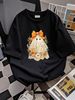Vintage Floral Halloween Fall Girly Ghost Lace Spooky Season T-Shirt Women Top Graphic Tees Unisex Print Round Neck Short Sleeve Versatile Comfortable Stretched Graphic Soft Slightly T-Shirt For Women Casual Top For Everyday Wear Summer Women Casual_viptrois.com