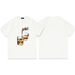 2024 Summer New Pi Shuai Chao Brand Printed Loose Casual Pure Cotton Short Sleeved T-shirt Versatile Top For M And_viptrois.com