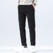 Men's Brushed Corduroy Pants – Slim Straight Casual Trousers For Business & Leisure (28-38, Black/Light Gray/Khaki/Beige, Wrinkle-Resistant)_viptrois.com