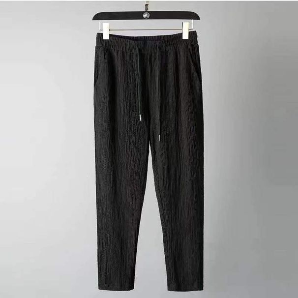 Men's Premium Sportswear Set – Slim-Fit Short-Sleeve Top & Long Pants (M-4XL) | Lightweight & Breathable For Casual & Gym_viptrois.com