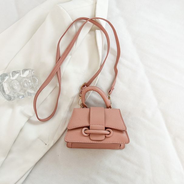 Mini Bag Fashionable And Versatile Belt Decorated Mini Bag Niche Handbag New High Value Shoulder Crossbody Small Square Bag_viptrois.com