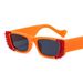 Fashion Pearl Inlaid Small Square Frame Sunglasses For Women New Retro Diamond Inlaid Trendy Street Shooting Sun Visor Sunglasses_viptrois.com