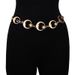 Foreign Trade Waist Chain Women's Metal Sunflower Belt Body Chain European and American Cross-border Atmosphere Adjustable dress Waist_viptrois.com