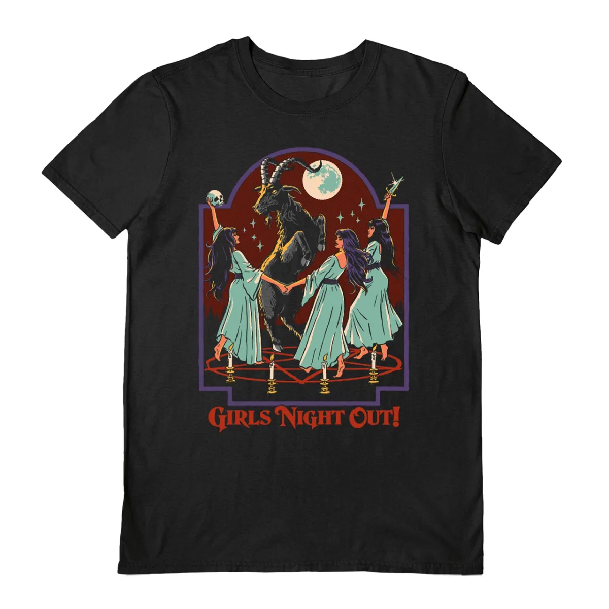 Steven Rhodes Girls Night Out Tee T-Shirt Mens Womens Tees Top Tshirts_viptrois.com